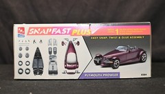 AMT 1/24 Plymouth Prowler Concept Model Kit – Partially Started, Dash Decal