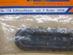 Roco Minitanks (NEW) 1/87 WWII US Rubber Assault Craft W/2 Paddles Lot #5580K