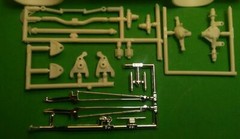 1967 Chevelle 1/25 AMT Tub Frame Chassis Narrowed Rear End Pro Street Stock Mod