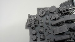 1/25 Scale Resin 3D Printed Pontiac 400-455 Tri-Power Engine with transmission