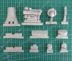 1/35 Scale Die-Cast Resin Model Assembled Kit Russian Field Car Accessories S…