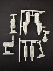 AMT 31850 70 Monte Carlo Lowrider Parts Bash Step 4A Engine Parts