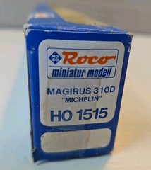 ROCO #1515 Magirus 310D Cab w/Michelin Covered Trailer “Blue & Yellow” 1:87