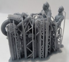 DAK BMW R75 w/Crew 3D print in scales