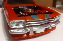 Built 74 Plymouth GTX 440 6 Pak Road Runner 1/25 Scale Model Mopar Muscle Car
