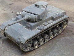 Roco Minitanks Pro Painted WWII German Panzer III Medium Tanks Lot #8496B©