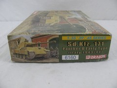 Dragon 1/35 German Sd.Kfz.171 Panther A Early Type Tank Model Kit #6160 Read!