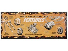 SKILL 2 MODEL KIT 1951 CHEVROLET CRUISER 3-IN-1 KIT 1/25 SCALE BY AMT AMT1556