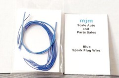 6 Feet Blue Spark Plug Wire For 1/24 1/25 Scale Models With Blue Boot Material