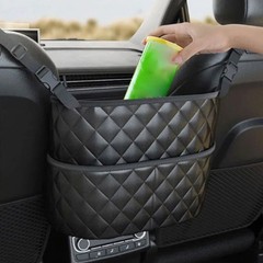 Car Seat Storage Hanging Bag Between Seat Storage Net double pocket