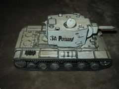 Built 3A Poanny Tank 6-3/4 inches long Well Built & Painted Excellent Cond Nice