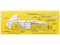 SKILL 2 MODEL KIT GREMLIN MODIFIED STOCKER 1/25 SCALE CAR BY AMT AMT1448