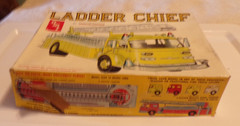 LOOK AMT LADDER CHIEF SCALE 1/25 MODEL KIT [ PARTS ONLY ] OPEN BOX