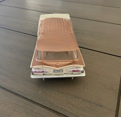 LOOK! 1959 Chevrolet Nomad Station Wagon Dealer Promo Car, Cream/Gold – Friction