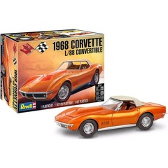Revell 145729090 1/25 1968 Corvette L-88 Roadster Plastic Model Kit