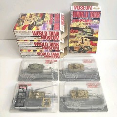 Takara 1:144 World Tank Museum Series 07 WW2 German Tanks Lot of 4 Open Box [A]