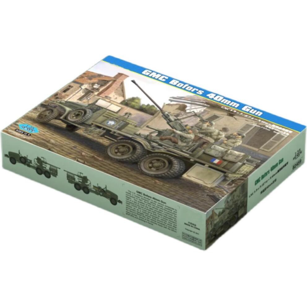 Hobby boss 82459 1/35 Model Kit Truck w/Bofors 40mm Machinegun