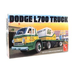 AMT 1966 Dodge L700 Truck Flatbed Racing Trailer 1/25 AMT1368 Plastics Car/Truck