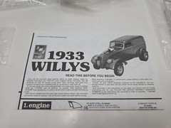 AMT Ertl 1933 Willys Van Buyer’s Choice 1/25 Model Kit 31566 **SEALED BAGS**