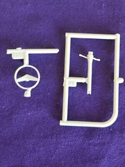 1972 FORD F250 STEERING WHEEL & COLUMN from Moebius 1:25 Model Kit 67-72