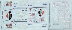 NASCAR DECAL #66 #17 #33 BANDIT 1985 MONTE CARLO PHIL PARSONS 1/24 POWERSLIDE