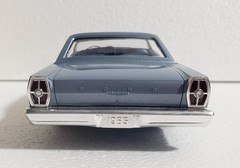 Vintage 1965 FORD GALAXIE 500 XL 2 door hardtop 1/25 dealer promo car blue ’65