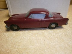 1953 Studebaker Hardtop Banthrico Dealer Promo Model Metal -Rare Auto Bank