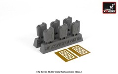 Soviet 20l canisters 6pcs for scale model kit Armory Models AR AC7315 Scale 1/72
