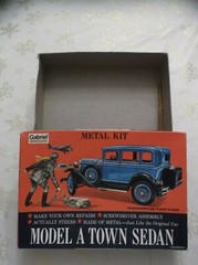 Gabriel Model A Town Sedan EMPTY BOX model car kit 4857 classic toy