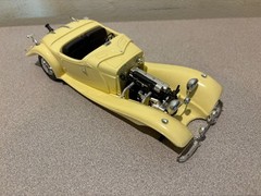 Vintage Jo-Han 1/25 1934 Mercedes-Benz 500K Special Sports Roadster Kit GC-234
