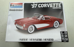 Monogram 1957 Corvette Convertible 1:24 Unassembled Model Kit 10852 2023 Hardtop