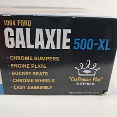 AMT 1964 FORD GALAXIE 500-XL 1/25 SCALE MODEL KIT “Craftsman Plus Series” READ