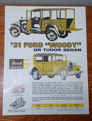 Revell 31 Ford Woody or Tudor Sedan Dealer Order Sheet Original 1964 JRR24
