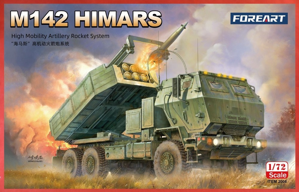 ForeArt 2006 1/72 M142 ‘HIMARS’ High Mobility Artillery Rocket System -USA Stock