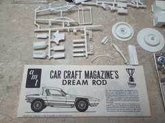 1964 AMT Car Craft Dream Rod New 1/25 With Stand Bill Cushenbery “Awesome”