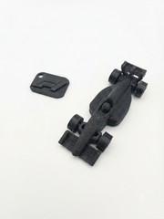 F1 Formula 1 Race Car Model Kit & Keychain Set – Perfect Gift for F1 3D Printed