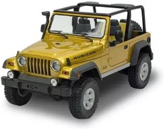 85-4501 Jeep Wrangler Rubicon Model Car Kit 1:25 Scale 92-Piece Skill Level 4…