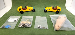 Vintage Wooden Midget Racer Kit