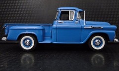 57 Chevy 1957 Pickup Truck Built Vintage Classic Race Car Metal Model 55 1955