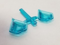 1977 Ford Van CUSTOM BLUE DIAMOND WINDOWS from AMT 1:25 Model Kit 77 Econoline