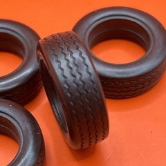1970-1/2 Chevy Camaro Z28 AMT Tires Set Of 4 Model Parts 1:25 New 5