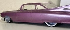Resin 22 Scale In. Cadillac Resto-mod Wheels, W/Bullets And Whitewalls,1/24 1/25