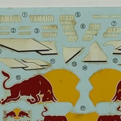 TAMIYA Red Bull YAMAHA YZR500’99 Item14076 1/12 w/DECALS from Japan4