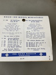 NEW Roco Minitanks WWII US Self Propelled-gun Z-104 M40 NOS WWII Austria