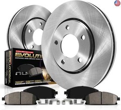 POWERSTOP KOE1526 Autospecialty Rear Replacement Brake Kit-OE Brake Rotors