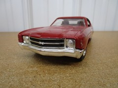 1971 Chevrolet Chevelle SS 1/25 dealer promo car red model Chevy RZ