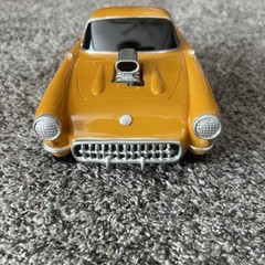 10” solid resin Gasser ‘57Corvette MODEL 57c-104 hot rod car Bronz Hand Painted