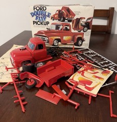 Vintage 1978 issue MPC Ford “Double Flip” pick-up model kit