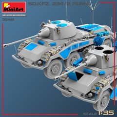 Miniart 1/35 SD.KFZ.234/2 PUMA #35419 📌USA📌New Rel.📌Sealed