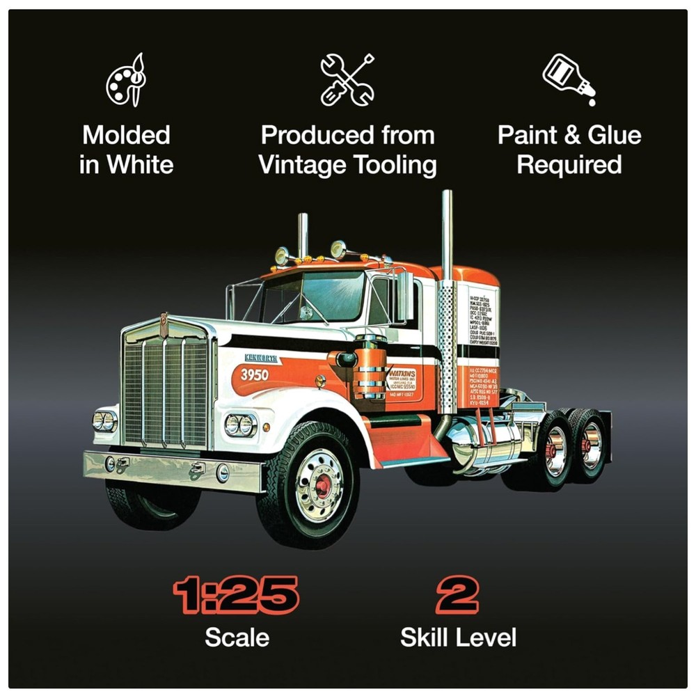 White Truck Model Building Set